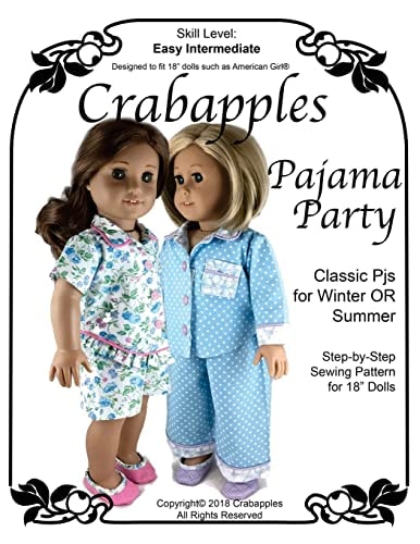 Pajama Party Sewing Instruction and Full-Size Patterns for 18" Dolls