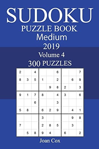 300 Medium Sudoku Puzzle Book 2019