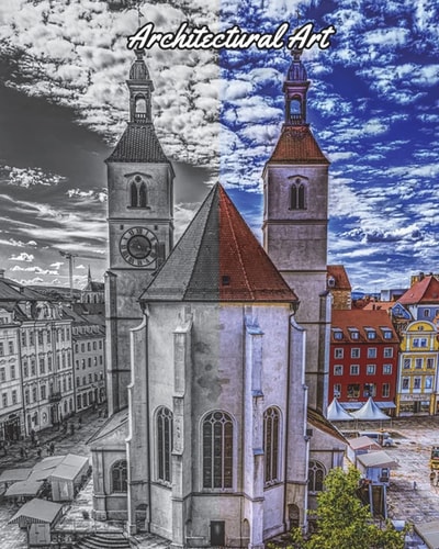 Architectural Art Stunning Grayscale Images, Fantastic Structures, a Coloring Book of Amazing Buildings Real and Imagined (Fantastic Cities)