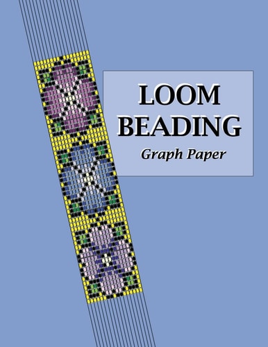 Loom Beading Graph Paper 100 Pages, 8. 5 X 11 Specialized Graph Paper for Designing Your Own Unique Bead Loom Patterns
