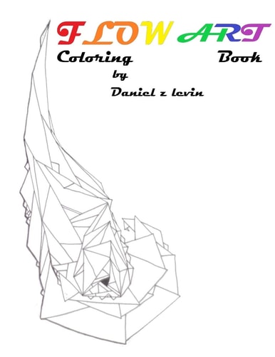 Flow Art Unedited Stream of Conscious B&w Illustrations for Advanced Colorists