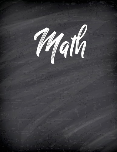 Math Composition Graph Paper Notebook; 5x5 Paper for Math, Albegra, Geometry, Science, Engineering; 8.5x11 Inches, 100 Pages.