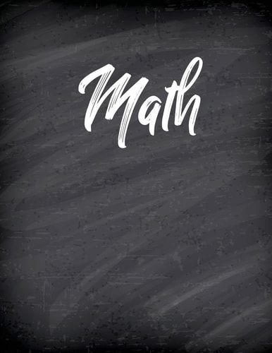 Math Composition Graph Paper Notebook; 4x4 Paper for Math, Albegra, Geometry, Science, Engineering; 8.5x11 Inches, 100 Pages.