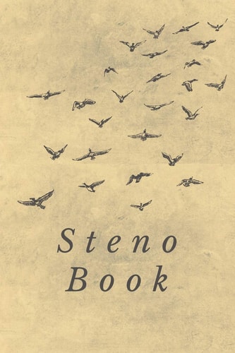 Steno Book Gregg Shorthand Paper Birds