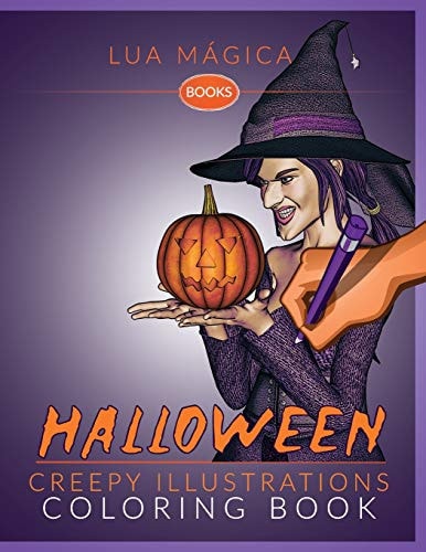 Halloween Coloring Book Adult and Kids Coloring Book: Have a Happy Halloween with a Spooky Halloween Skeletons, Witch and Much More Designs for Relaxation and Fun.