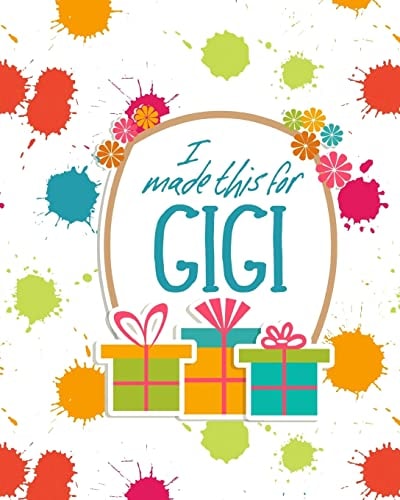 I Made This For Gigi DIY Activity Booklet Keepsake