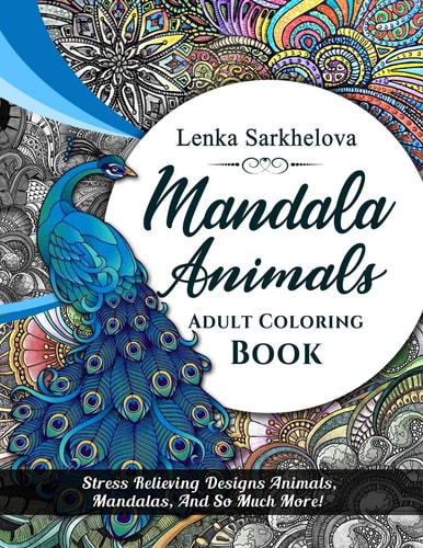 Mandala Animals Coloring Book Adult Coloring Book