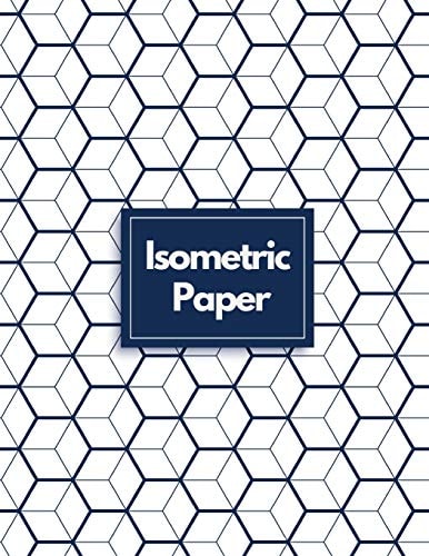 Isometric Paper Draw Your Own 3D, Sculpture Or Landscaping Geometric Designs! 1/4 Inch Equilateral Triangle Isometric Graph Recticle Triangular Paper
