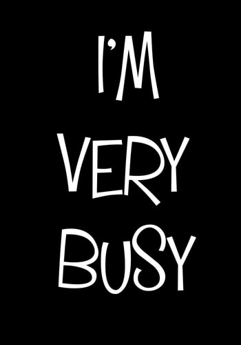 I'm Very Busy Plan Your Busy Life In 2019