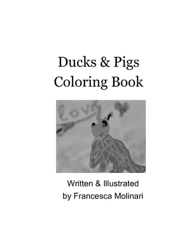 Ducks & Pigs Coloring Book
