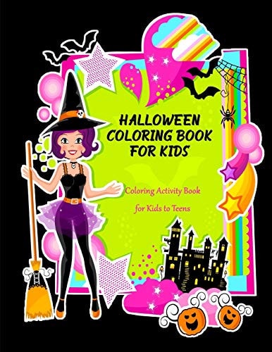 Halloween Coloring Book for Kids Coloring Activity Book for Kids to Teens