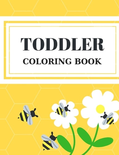 Toddler Coloring Book Alphabet Numbers Shapes Childhood Learning, Preschool Activity Book 68 Pages Size 8. 5x11 Inch for Kids Ages 3-6