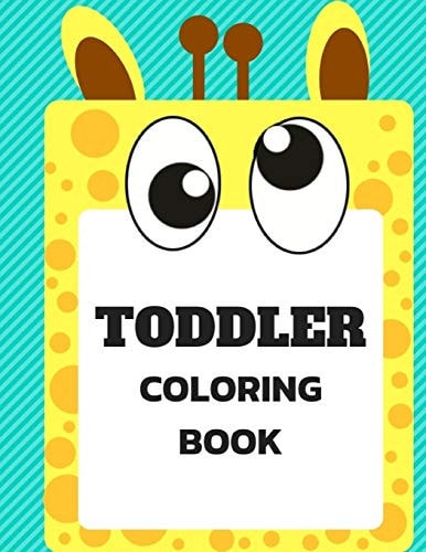 Toddler Coloring Book Ages 3-6 Childhood Learning, Preschool Activity Book 68 Pages Size 8. 5x11 Inch