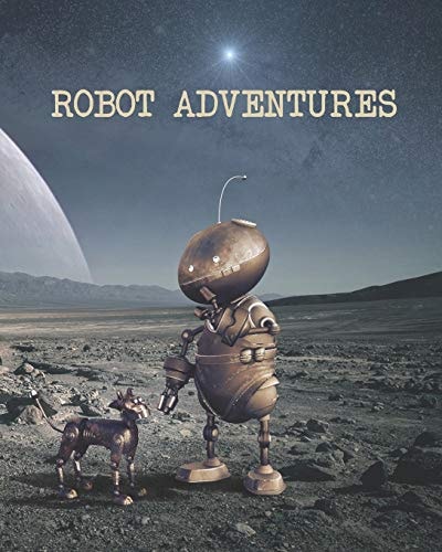 Robot Adventures Mapping Paper for the Dungeon Master with Alternating Hexagon Paper (Small) and Graph Paper (5x5), 160 Pages, 8x10