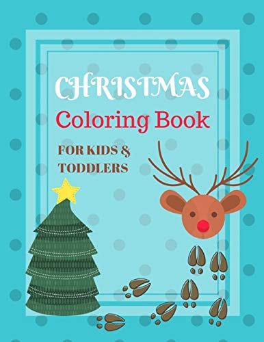 Christmas Coloring Book for Kids&toddlers Childhood Learning, Preschool Activity Book 100 Pages Size 8. 5x11 Inch