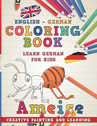 Coloring Book English - German I Learn German for Kids I Creative Painting and Learning.
