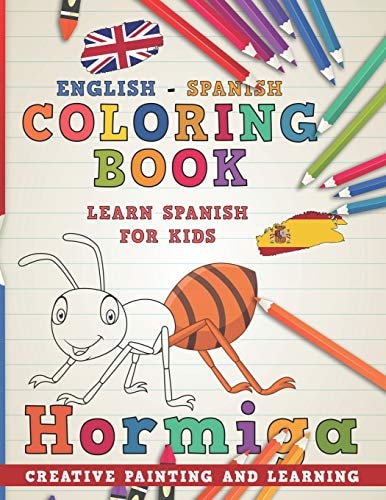 Coloring Book English - Spanish I Learn Spanish for Kids I Creative Painting and Learning.