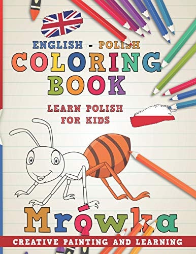 Coloring Book English - Polish I Learn Polish for Kids I Creative Painting and Learning.
