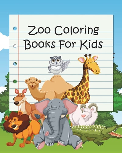 Zoo Coloring Books for Kids Coloring Books for Kids and Toddlers (Jumbo Coloring Book)