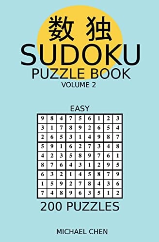 Sudoku Puzzle Book 200 Easy Puzzles