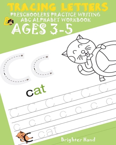 Tracing Letter Preschoolers*Practice Writing ABC Alphabet*Workbook Kids Ages 3-5 Large Print(Lower Case)*