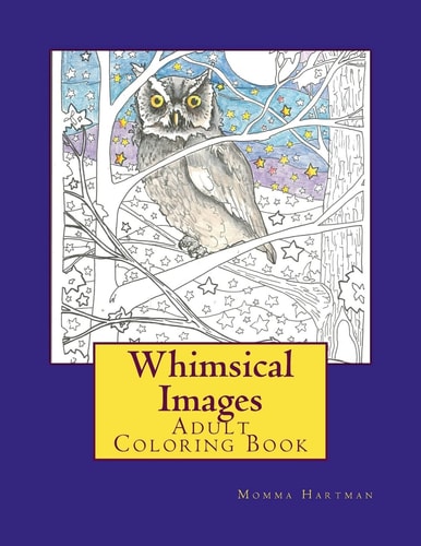 Whimsical Images Adult Coloring Book