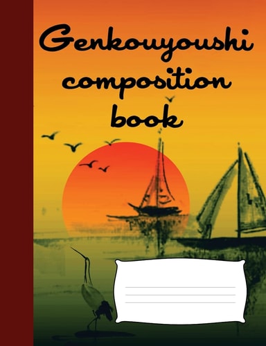 Genkouyoushi Composition Book Japanese Writing Practice Book, Genkoyoshi Paper and Notepad for Writing Kana & Kanji, Japanese Composition Book