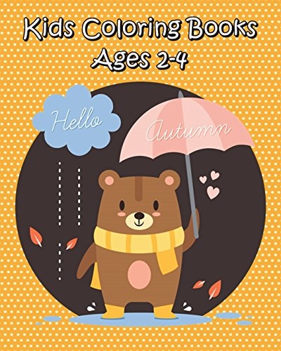 Kids Coloring Books Ages 2-4 Wild Animal Life (Jumbo Coloring Book)