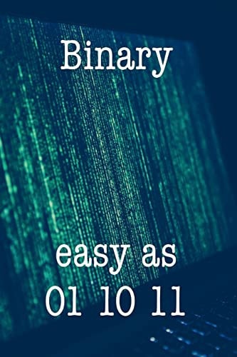 Binary Easy As 01 10 11 Funny I. T. Computer Tech Humor