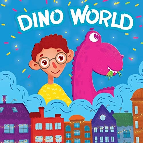 Dino Wold For Children from 4 to 6 Years. Colorful Illustrations