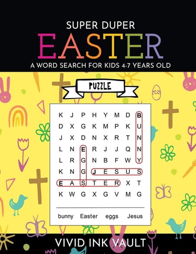 SUPER DUPER Easter - a Word Search for Kids 4-7 Years Old