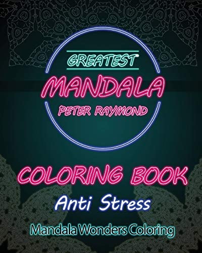 Anti Stress Coloring Book Mandala Wonders Coloring