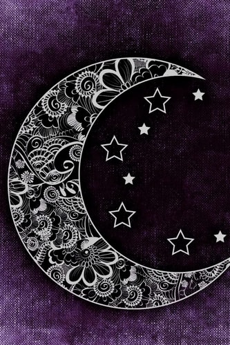 Purple Moon 6" X 9" Cornell Layout Glossy Soft Cover