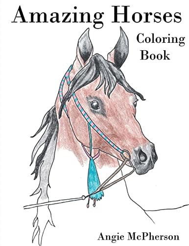 Amazing Horses Coloring Book