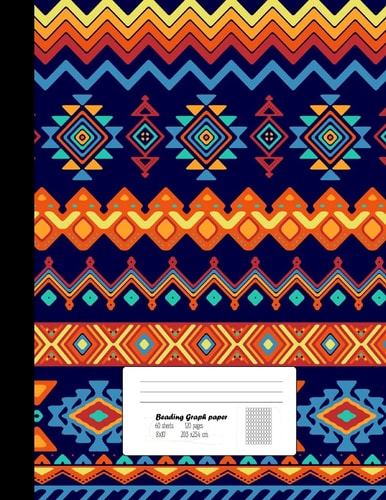 Beading Graph Paper Graph Paper for Bead Pattern Designs Your Favorite/ Beading on a Loom / Bracelet, Jewelry, Earring, Necklace / Bead Making Kit - Graph Paper -8.5"x11",120 Pages