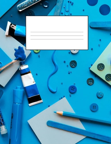 Blue Story Paper Book - Arts And Crafts Story Paper Book