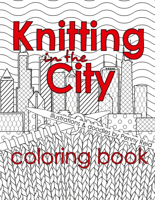 Knitting in the City Coloring Book