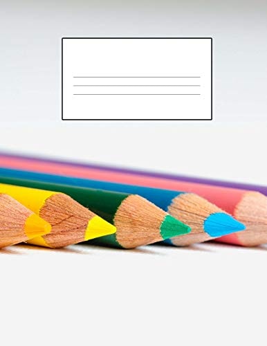 Sharp Story Paper Book - Coloured Pencils Story Paper Book
