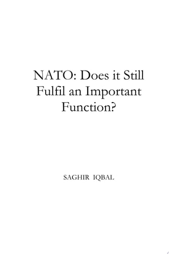 NATO: Does it Still Fulfil an Important Function?