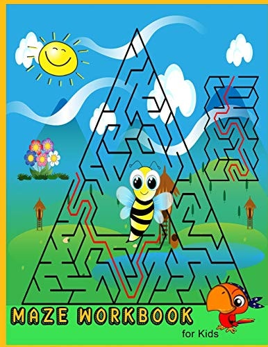 Maze Workbook for Kids Activity Book for Children Age 4-8 , Game Book
