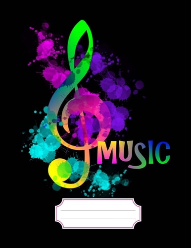 My Music Notes Music and Song Composers Book of Music Score Pages