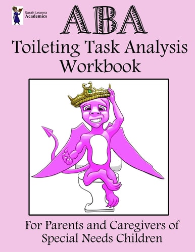 ABA Toileting Task Analysis Workbook (Pink)