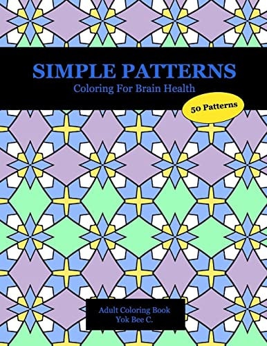 Simple Patterns Coloring for Brain Health