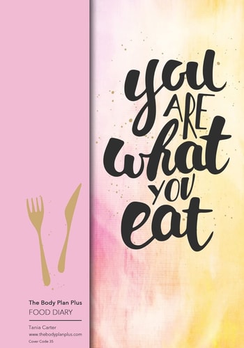 The Body Plan Plus - FOOD DIARY - Tania Carter: Code B35 - You Are What You Eat Calorie Smart and Food Organised - Clever Food Diary - for Weight Loss and Slimming, Online Extra?s, Calorie Tracking Made Easy, Calorie Library, Set Menus, Shopping Lists, Pe