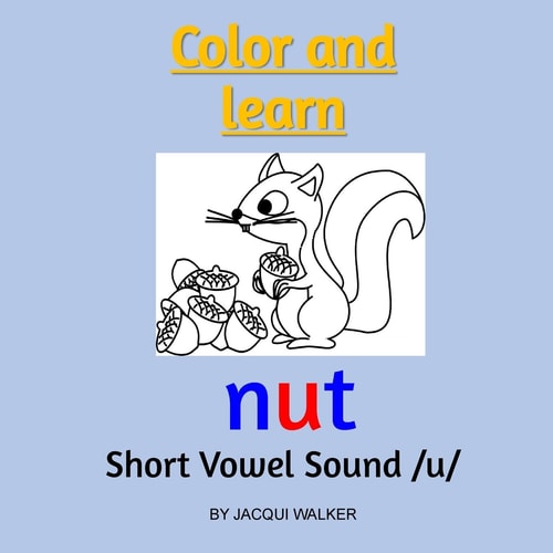 Short Vowel Sound /u/ (American English) Color and Learn