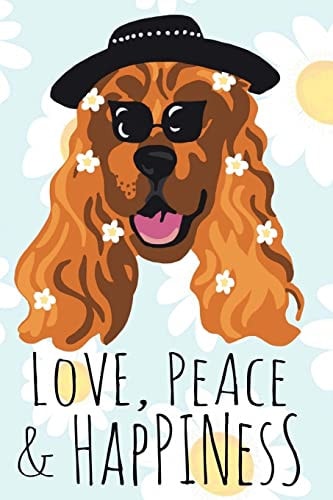 Peace, Love and Happiness Boho Chic Dog
