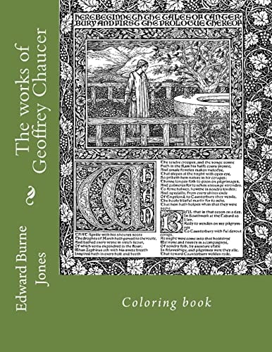 The Works of Geoffrey Chaucer Coloring Book
