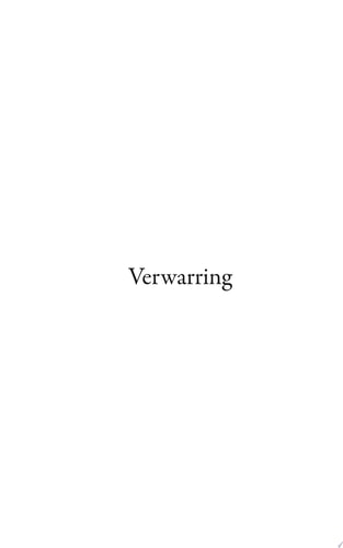 Verwarring Een surrealistische novelle