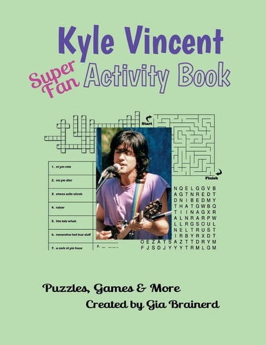 Kyle Vincent Super Fan Activity Book Puzzles, Games & More
