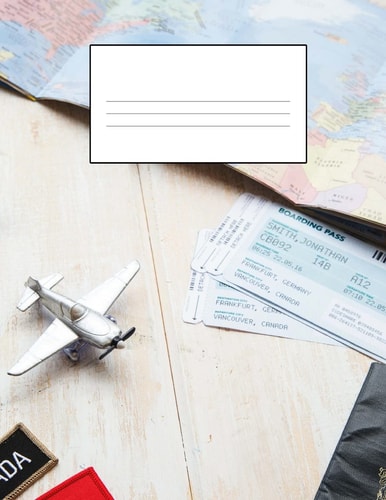 Travel Story Paper Book - Travel The World Story Paper Book